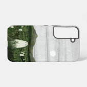 Coque Samsung Galaxy Lapins blancs (Verso Horizontal)
