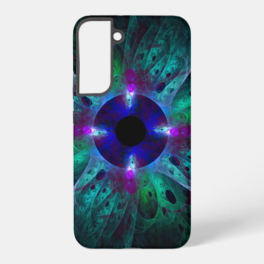 Coque Samsung Galaxy L'art abstrait de l'œil (Verso)