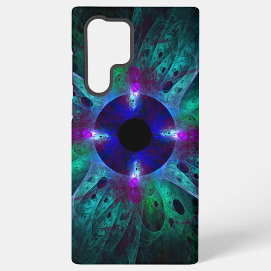 Coque Samsung Galaxy L'art abstrait de l'œil (Verso)