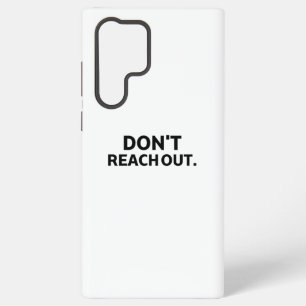 Coque Samsung Galaxy Le Bloc de connexion Ne pas tendre la main