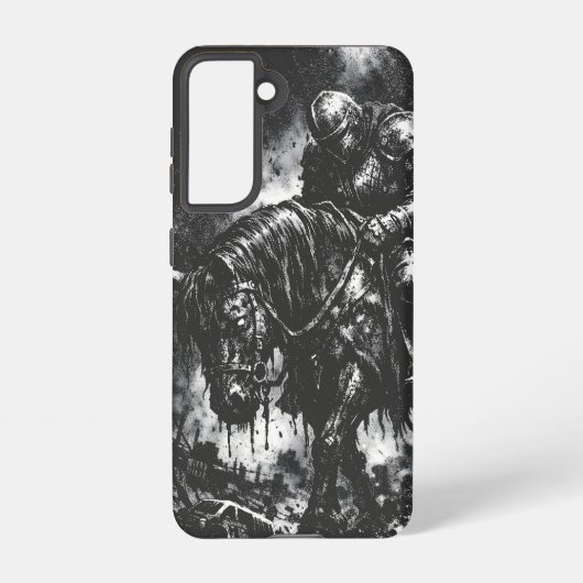 Coque Samsung Galaxy Le Chevalier Déchu par BurnsInHell (Verso)