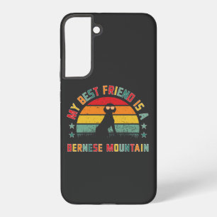 Coque Samsung Galaxy Le chien de montagne bernois est mon meilleur ami,