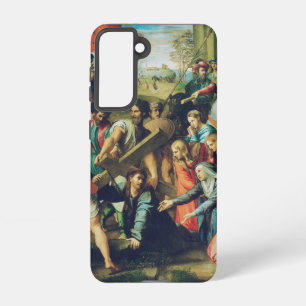 Coque Samsung Galaxy Le Christ tombant sur le chemin du Calvaire