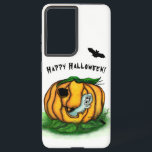 Coque Samsung Galaxy Le fantôme d'Halloween, chauve-souris, fantôme et<br><div class="desc">Le Fantôme d'Halloween,  Chauve-souris,  Fantôme et Araignée,  Bonne Halloween! Dessin au crayon coloré pour enfants par Krisi ArtKSZP. Autres Produits >>> Dans Shop ArtKSZP >>> Halloween de catégorie >>> Le fantôme d'Halloween</div>