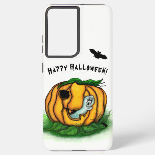 Coque Samsung Galaxy Le fantôme d'Halloween, chauve-souris, fantôme et 