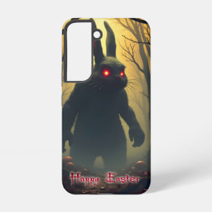 Coque Samsung Galaxy Le lapin de Pâques Éffrayant dans la forêt ombragé