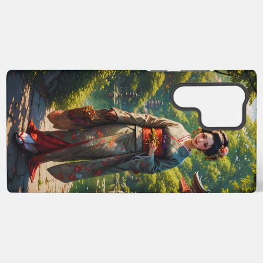 Coque Samsung Galaxy Le Maiden du jardin vert (Verso Horizontal)