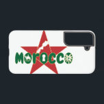 Coque Samsung Galaxy Le Maroc est un patrimoine digne de fierté<br><div class="desc">Cette conception capture une célébration contemporaine de l'identité marocaine : une étoile moderne et plate, abstraite de la géométrie en zellige avec des écarts délibérés qui suggèrent des joints de tuiles et un rythme artisanal ; un mot-symbole clair et propre intégré à l'étoile où chaque "o" fait subtilement référence au...</div>