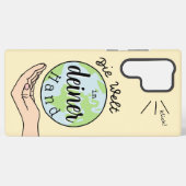 Coque Samsung Galaxy Le monde dans ta main (Verso Horizontal)