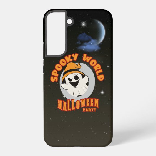 Coque Samsung Galaxy Le monde Éffrayant d'Halloween | (Verso)