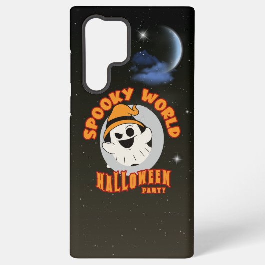 Coque Samsung Galaxy Le monde Éffrayant d'Halloween | (Verso)