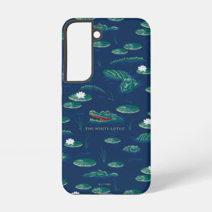 Coque Samsung Galaxy Le motif de lagune d'alligator de The White Lotus