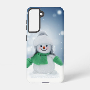 Coque Samsung Galaxy Le personnage de bonhomme de neige de Noël adorabl