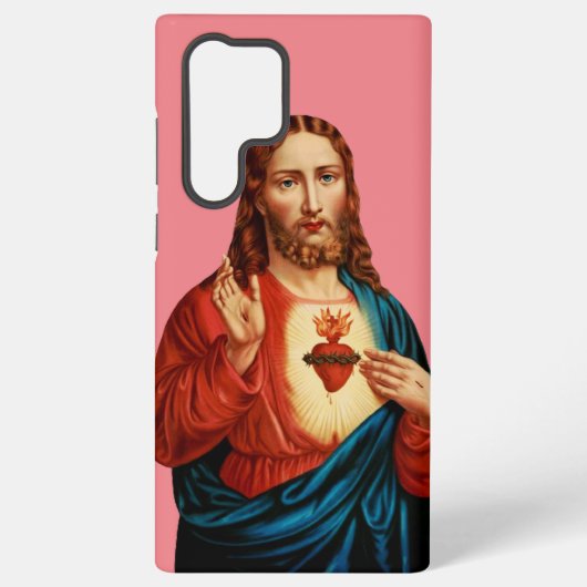 Coque Samsung Galaxy Le Sacré Coeur de Jésus (Verso)