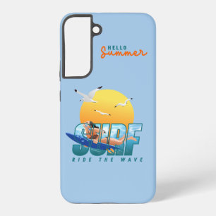 Coque Samsung Galaxy Le surfeur chevauche la vague (F)