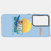 Coque Samsung Galaxy Le Surfeur Chevauche la Vague | (F) (Côté gauche)