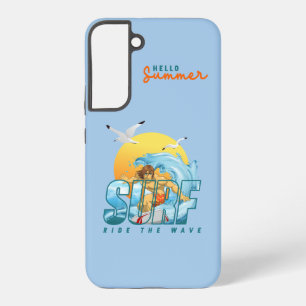 Coque Samsung Galaxy Le surfeur chevauche la vague   (M)