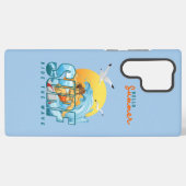 Coque Samsung Galaxy Le surfeur monte la vague | (M) (Verso Horizontal)