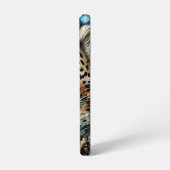 Coque Samsung Galaxy Léopard des neiges Steampunk (Côté gauche)