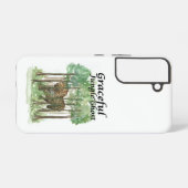 Coque Samsung Galaxy Léopard fantôme de la jungle gracieuse (Verso Horizontal)