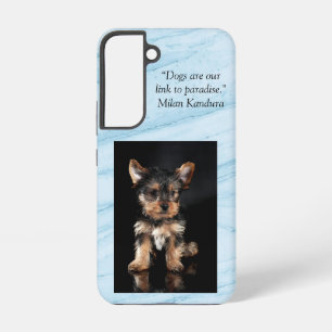 Coque Samsung Galaxy les chiens sont liés au fond de marbre paradis sam