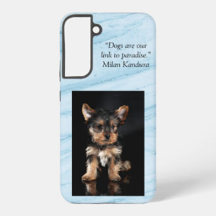 Coque Samsung Galaxy les chiens sont liés au fond de marbre paradis sam
