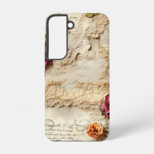 Coque Samsung Galaxy Lettre romantique vintage sur parchemin