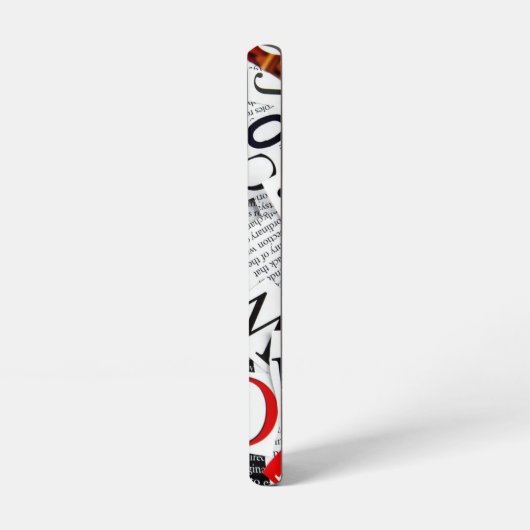 Coque Samsung Galaxy Lettres (Côté gauche)