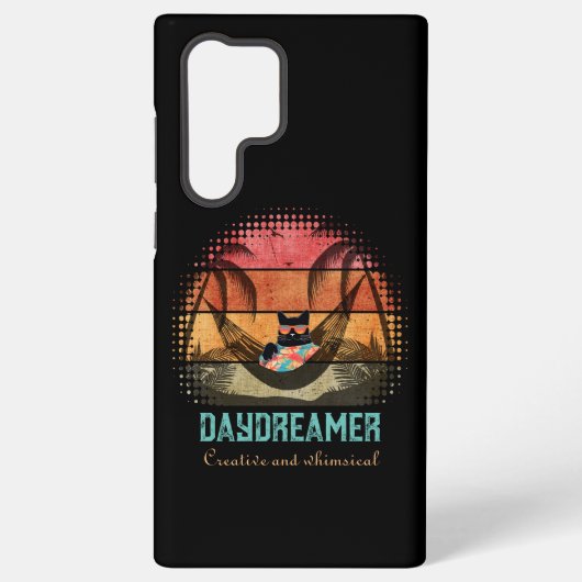 Coque Samsung Galaxy L'évasion tropicale du Chat Cool (Verso)