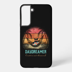 Coque Samsung Galaxy L'évasion tropicale du chat cool rêveur
