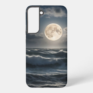 Coque Samsung Galaxy Lever de lune au-dessus de l'océan