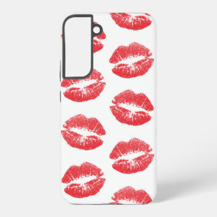 Coque Samsung Galaxy Lèvres Rouges, Motif De Lèvres, Rouge Lèvres, Bais