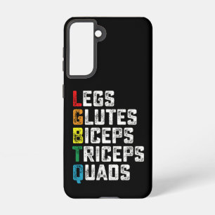 Coque Samsung Galaxy LGBTQ Legs Glutes Biceps Triceps Quads Gym amusant
