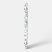 Coque Samsung Galaxy libellule et fleurs (Côté gauche)