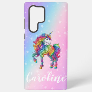 Coque Samsung Galaxy licorne colorée magique