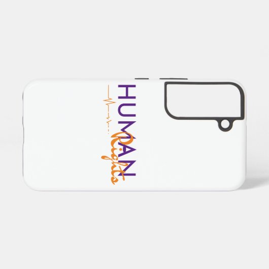 Coque Samsung Galaxy Lifeline to Human Rights (Verso Horizontal)