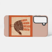 Coque Samsung Galaxy L'illustration ludique de dinde de SlipperyJoe pou (Verso Horizontal)