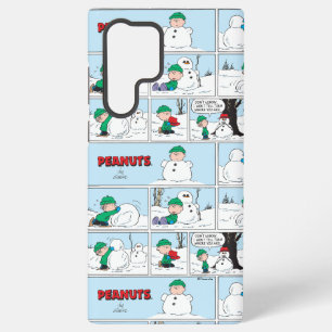 Coque Samsung Galaxy Linus construit un bonhomme de neige