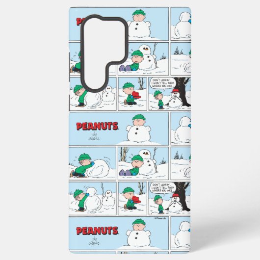 Coque Samsung Galaxy Linus Construit Un Snowman (Verso)