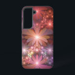 Coque Samsung Galaxy Lit De Fleurs Coloré brillant Abstrait Fractage Ar<br><div class="desc">Un lit de fleurs d'imaginaire brillantes,  des oeuvres d'art florales lumineuses uniques. Conception pour votre coque Samsung Galaxy S22 et plus.</div>