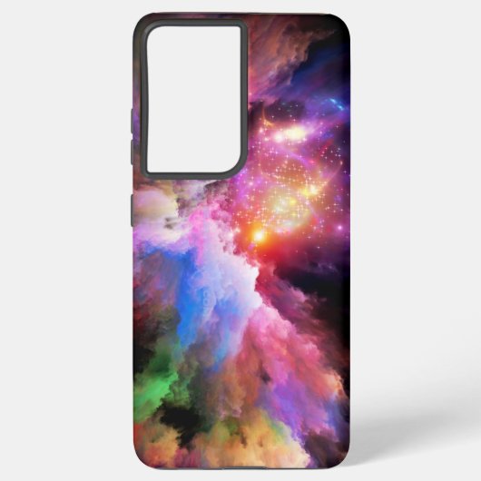 Coque Samsung Galaxy L'oeuvre Cloud de SlipperyJoe abstraite surre vibr (Verso)