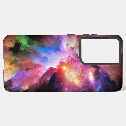 Coque Samsung Galaxy L'oeuvre Cloud de SlipperyJoe abstraite surre vibr (Côté gauche)
