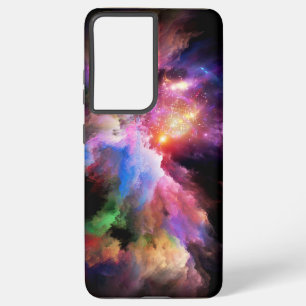 Coque Samsung Galaxy L'oeuvre Cloud de SlipperyJoe abstraite surre vibr
