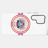 Coque Samsung Galaxy logo de couverture téléphonique (Verso Horizontal)