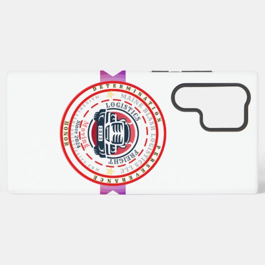 Coque Samsung Galaxy logo de couverture téléphonique (Verso Horizontal)