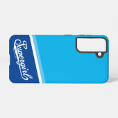 Coque Samsung Galaxy Logo du nom étoilé Supergirl Baseball (Verso Horizontal)