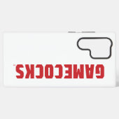 Coque Samsung Galaxy Logo rouge de Jacksonville State University Gameco (Verso Horizontal)