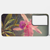 Coque Samsung Galaxy L'orchidée de Cattleya et trois colibris Heade (Côté gauche)