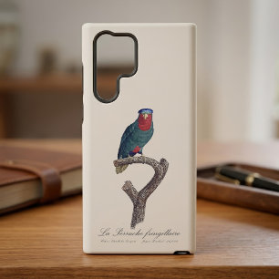 Coque Samsung Galaxy Loriquet à couronne bleue, Vini Australis