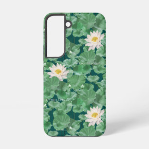 Coque Samsung Galaxy Lotus Lagoon Motif - Le Lotus Blanc
